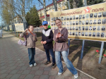 Акция «Георгиевская лента» в Менделеевске: юные экологи и журналисты в деле