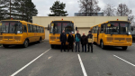 Новые школьные автобусы поступили в Менделеевский район Сегодня в управление образования Менделеевс