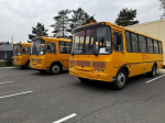 Новые школьные автобусы поступили в Менделеевский район Сегодня в управление образования Менделеевс