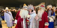 В Менделеевске зажгли огни на главной новогодней красавице - Менделеевские новости
