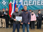 «Победа будет за нами»: в Менделеевске отправили гуманитарный груз и вручили награды волонтёрам
