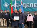 «Победа будет за нами»: в Менделеевске отправили гуманитарный груз и вручили награды волонтёрам