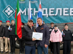 «Победа будет за нами»: в Менделеевске отправили гуманитарный груз и вручили награды волонтёрам
