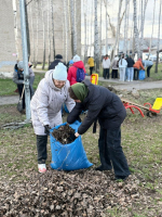 Жители Менделеевска присоединились к общегородскому субботнику